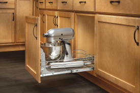 5WB2 Chrome Pull-Out Baskets For Your Kitchen Cabinet Installation